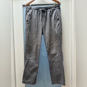 Men’s Gap drawstring chinos gray size L